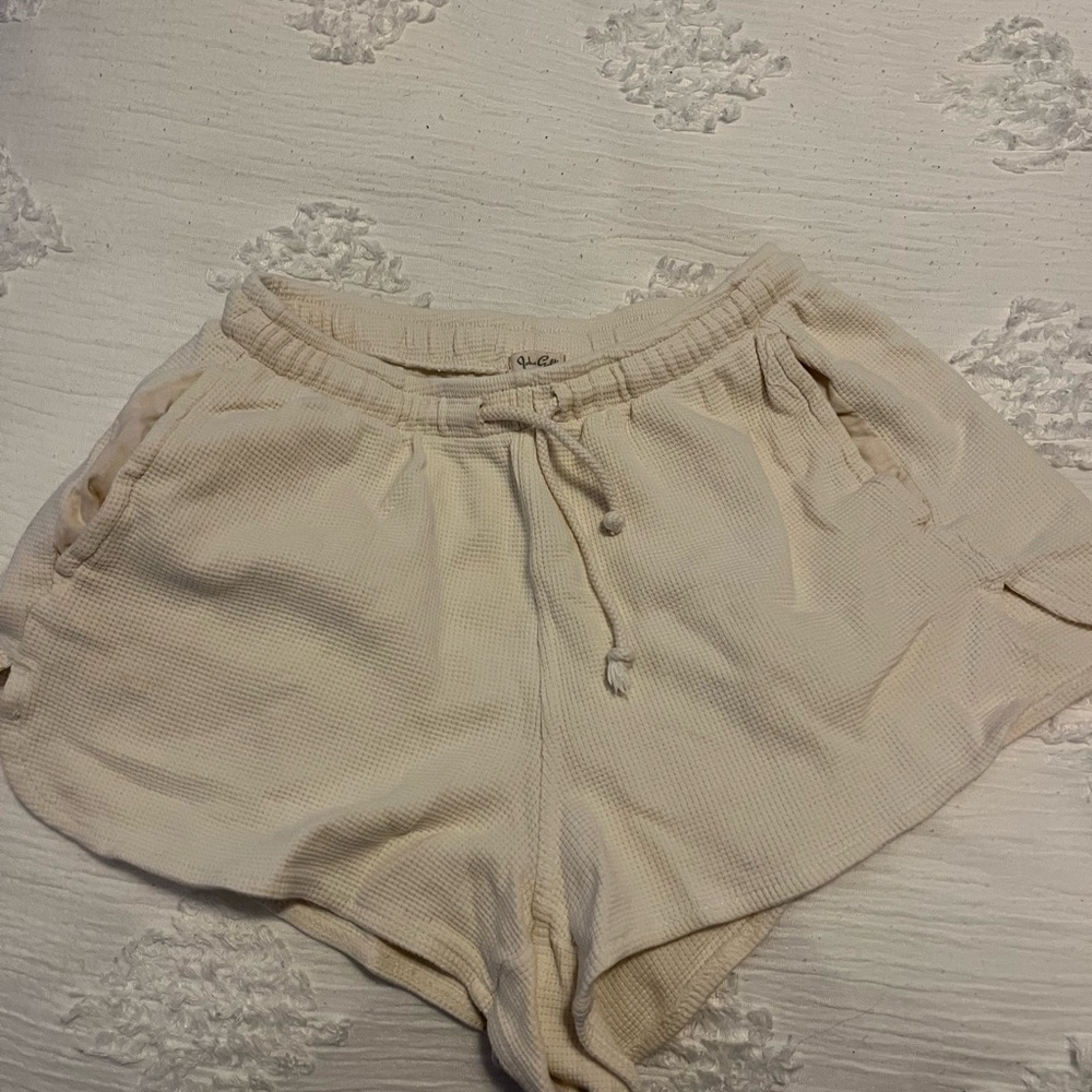 white/cream brandy pj shorts